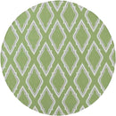 Duval Modern Teal Green/White/Gray Area Rug