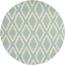 Duval Modern Aqua/Mustard Area Rug