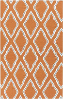 Duval Modern Burnt Orange Area Rug