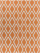 Duval Modern Burnt Orange Area Rug