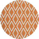 Duval Modern Burnt Orange Area Rug