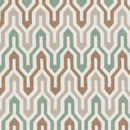 Earle Modern Orange/White Area Rug