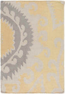 Early Global Wheat Area Rug