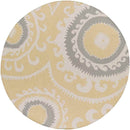 Early Global Wheat Area Rug