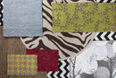 Elkmont Modern Gray/Yellow Area Rug