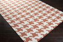 Elkmont Modern Rust / Ivory Contemporary Area Rug