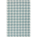 Elkmont Modern Ivory & Blue Area Rug