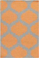 Wigton Cottage Orange/Gray Area Rug