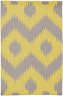 Ninon Global Lemon/Gray Area Rug