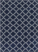 Selwerd Modern navy cream Area Rug