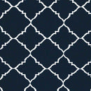 Selwerd Modern navy cream Area Rug