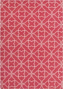 Elsmere Modern Pale Jade/Honeysuckle Pink Area Rug