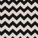 Emanuel Modern Jet Black/Winter White Area Rug