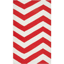 Emelle Modern Red/Beige Area Rug