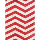 Emelle Modern Red/Beige Area Rug