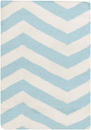 Emelle Modern Blue/White Area Rug