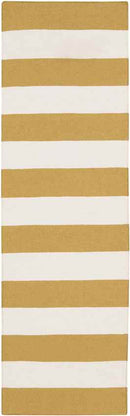 Nathaly Modern Gold/White Area Rug