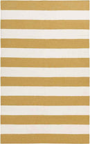 Nathaly Modern Gold/White Area Rug