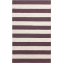 Nathaly Modern Eggplant/Beige Area Rug