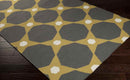 Englewood Modern Eggplant/Beige Area Rug