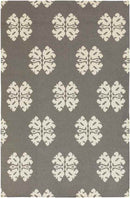 Emmonak Global Pewter/Beige Area Rug