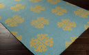 Emmonak Global Teal Area Rug