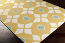 Enigma Modern Mustard Area Rug