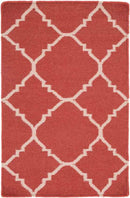 Selwerd Modern Red/Ivory Area Rug