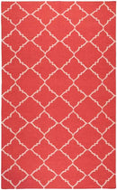 Selwerd Modern Red/Ivory Area Rug