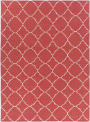 Selwerd Modern Red/Ivory Area Rug