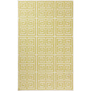 Erie Modern Lime/White Area Rug