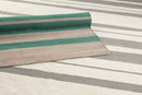 Escalon Modern Lime/White/Grey Area Rug