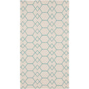 Escambia Modern Light Gray/White Area Rug