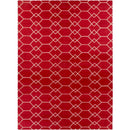 Escambia Modern Burgundy Area Rug