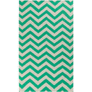 Escondido Modern Emeral/Ivory Area Rug