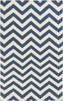 Escondido Modern Navy/White Area Rug