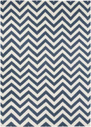 Escondido Modern Navy/White Area Rug