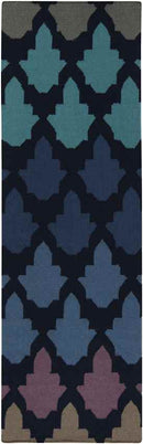 Esto Modern Blue/Black Area Rug