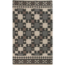 Etowah Modern Black & Gray Area Rug