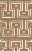 Eudora Modern Pewter/Beige Area Rug