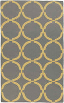 Exeter Modern Gray/Yellow Area Rug