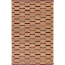 Fairfax Modern Rust Area Rug