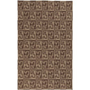 Fairhope Modern Chocolate Area Rug