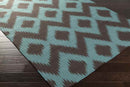 Ninon Global Teal/Black Area Rug