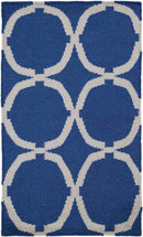 Exeter Modern Navy/White Area Rug