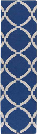 Exeter Modern Navy/White Area Rug