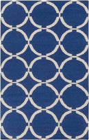 Exeter Modern Navy/White Area Rug