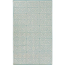 Erie Modern aqua Area Rug