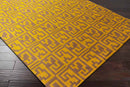 Fairhope Modern Yellow/Brown Area Rug