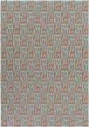 Fairhope Modern Brown/Green Area Rug